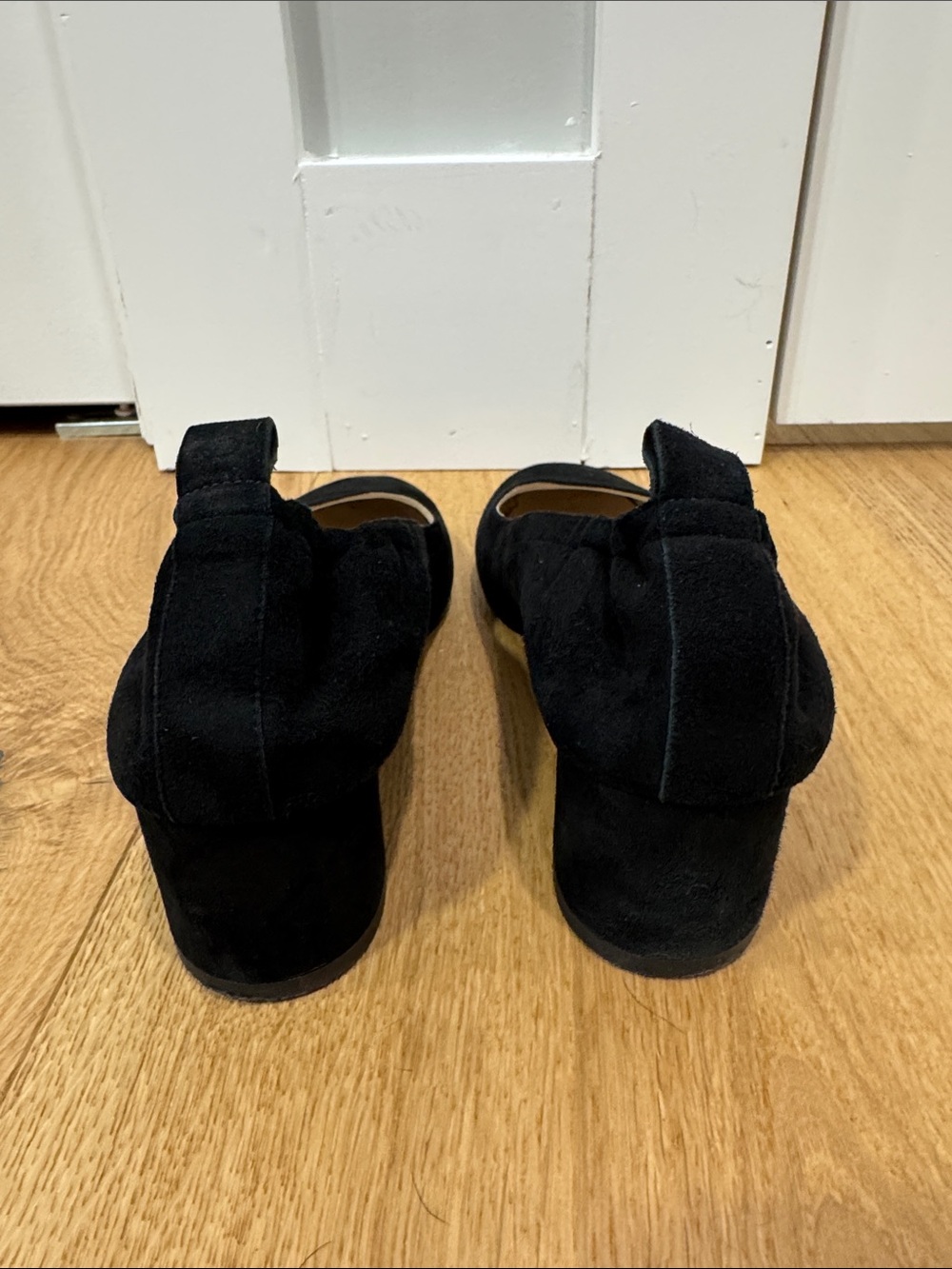Everlane The Day Heel in black suede Sz 7. - Picture 6 of 11